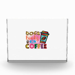 Coffee Art Dogs Books & Coffee Photo Block