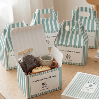 Coffee Baby Is Brew Modern Baby Shower Favour Box
