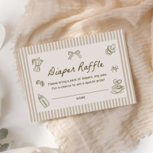 Coffee Baby is Brewing Baby Shower Diaper Raffle