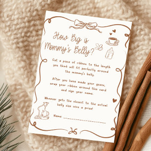Coffee Baby is Brewing How Big Is Mummy's Belly