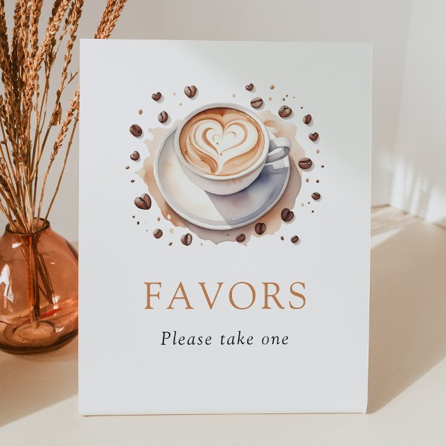 Coffee Baby Shower Favours Party Sign (Creator Uploaded)