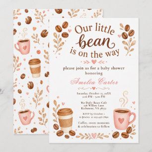 Coffee Baby Shower Invitation
