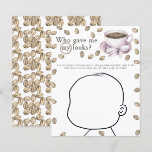 Coffee baby shower - Who gave me My looks?
