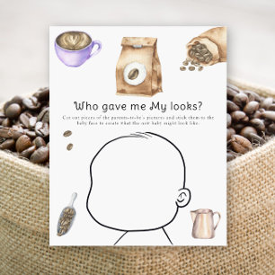 Coffee baby shower - Who gave me My looks?