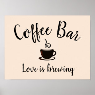 Coffee bar poster