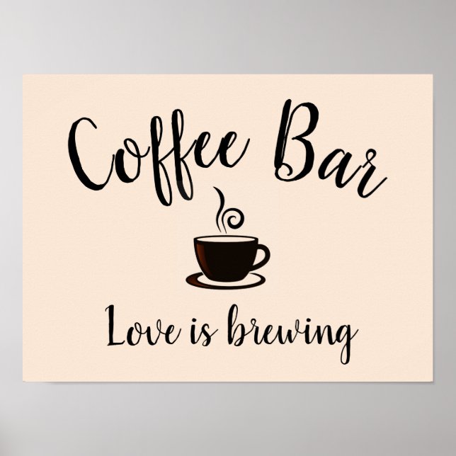 Coffee bar poster (Front)