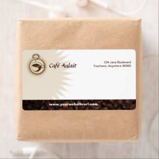 Coffee Bar Shipping Label