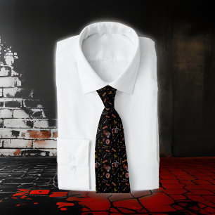 Coffee Barista Black Brown Tie