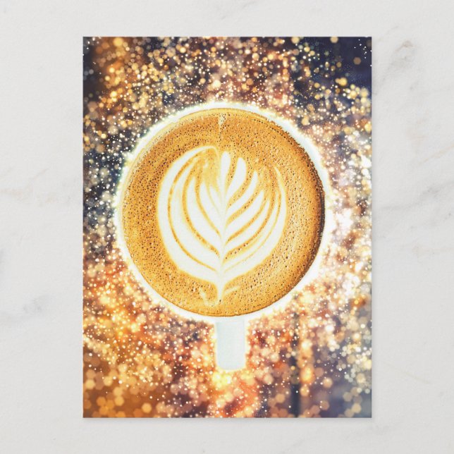 COFFEE BARISTA POSTCARD (Front)