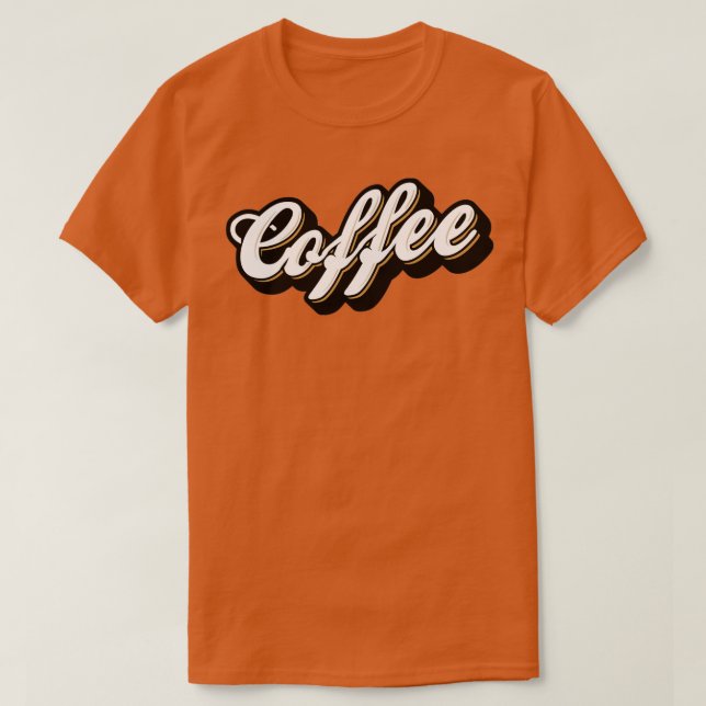 Coffee Barista Type T-Shirt (Design Front)