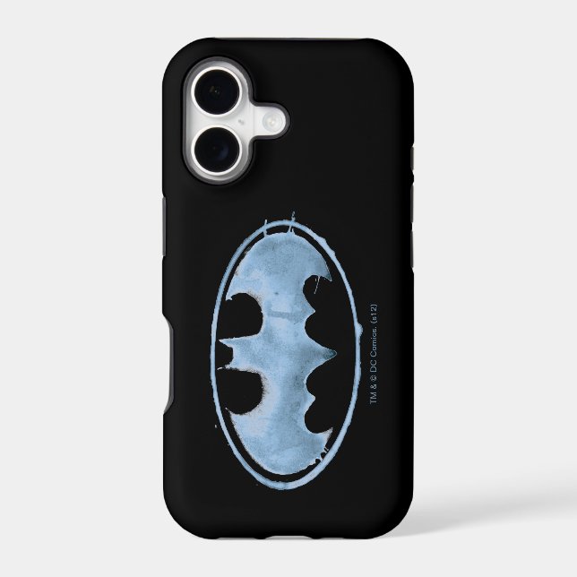 Coffee Bat Symbol - Blue (Back)