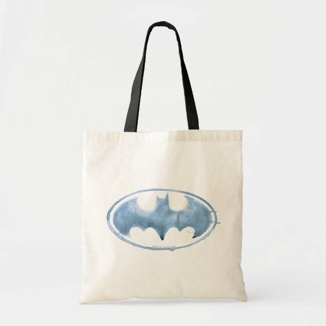 Coffee Bat Symbol - Blue Tote Bag (Front)