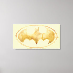 Coffee Bat Symbol Canvas Print