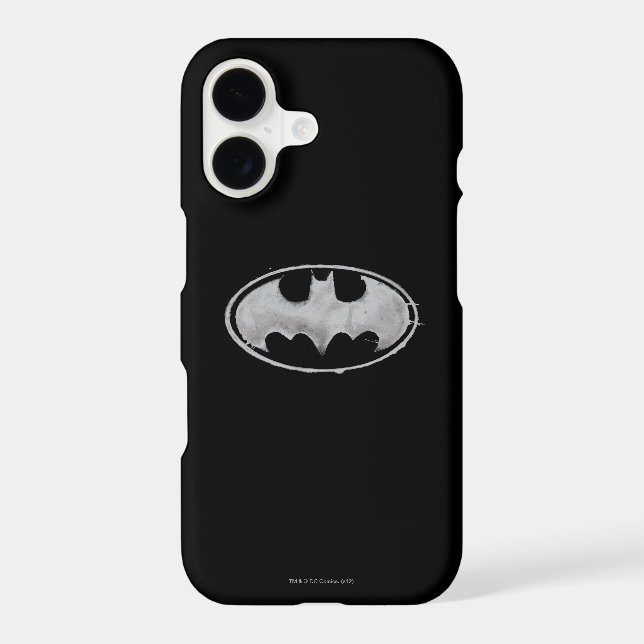Coffee Bat Symbol - Grey (Back)