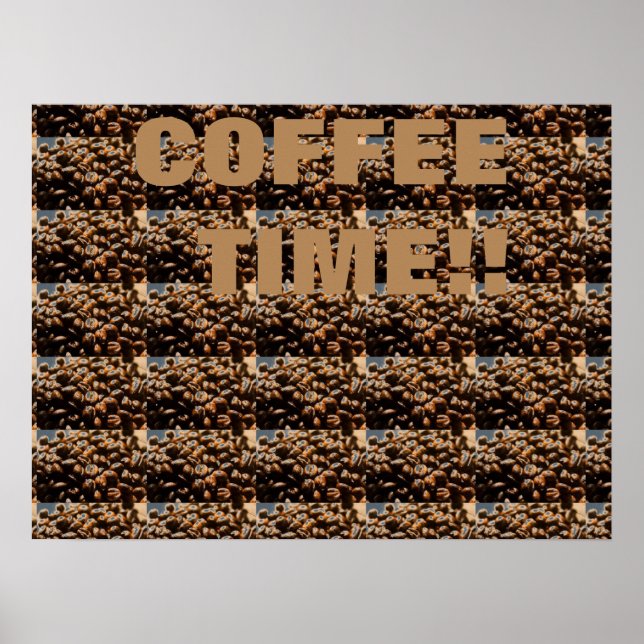 COFFEE BEAN ART POSTER (Front)