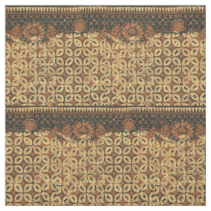Coffee Bean Batik Art Pattern Design Fabric