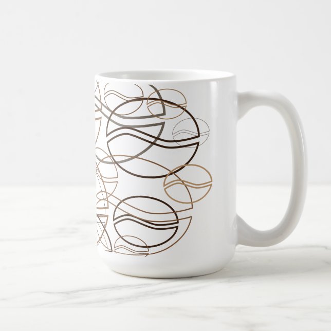 coffee bean blur mug (Right)