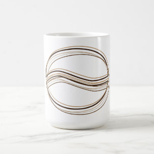 coffee bean blur mug