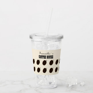 Coffee Bean Branded Business Professional Acrylic Tumbler