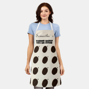 Coffee Bean Branded Business Professional  Apron