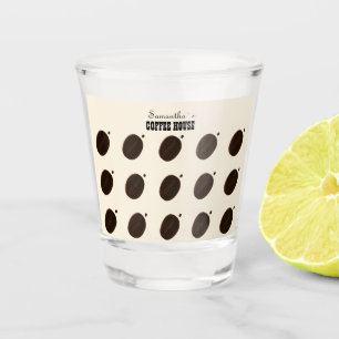 Coffee Bean Branded Business Professional Shot Glass
