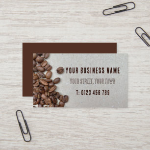 Coffee Bean Business Card