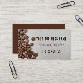 Coffee Bean Business Card