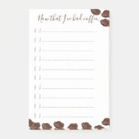 Coffee Bean Drinker To-Do List