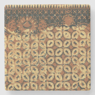 Coffee Bean Earthy Boho Rustic Stone Coaster