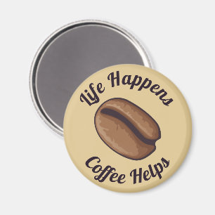 Coffee Bean Icon Magnet