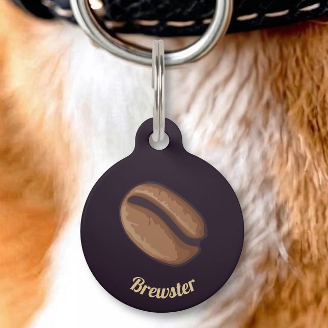 Coffee Bean Icon Pet Tag (Creator Uploaded)