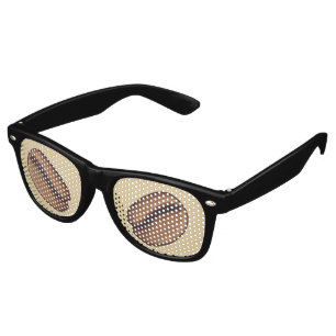 Coffee Bean Icon Retro Sunglasses