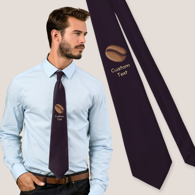 Coffee Bean Icon Tie (Creator Uploaded)