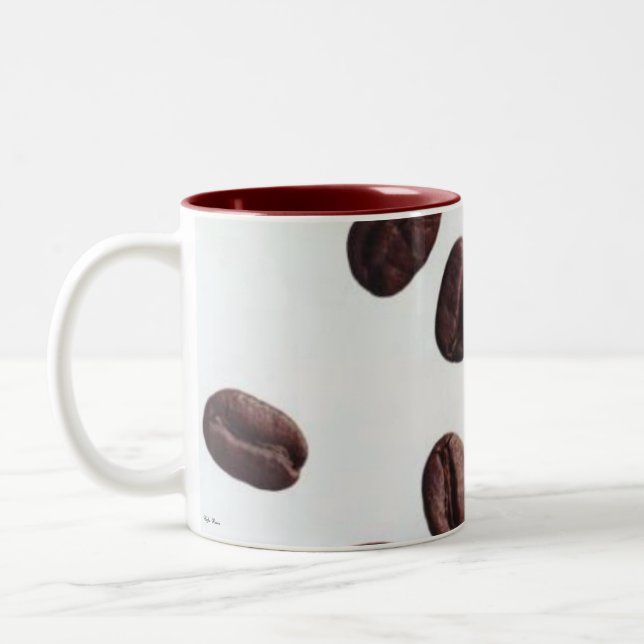 Coffee Bean -Mug- Two-Tone Coffee Mug (Left)