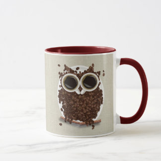 Coffee Bean Owl Mug