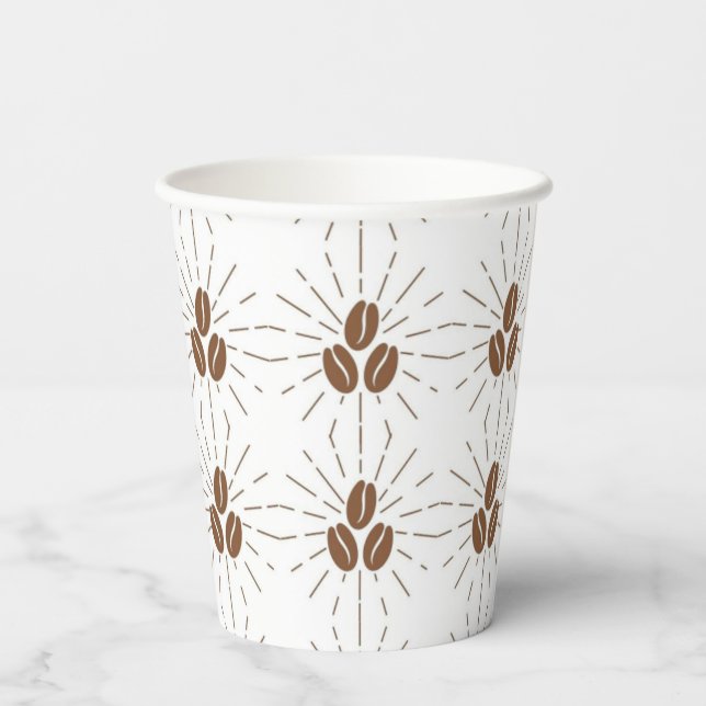 Coffee Bean Party Cups (Back)