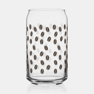 Coffee Bean Pattern  Can Glass