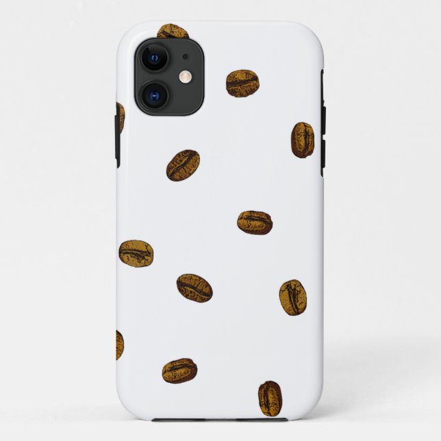 Coffee Bean Pattern Case-Mate iPhone Case (Back)