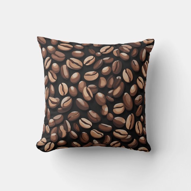 Coffee Bean Pattern Cushion (Front)