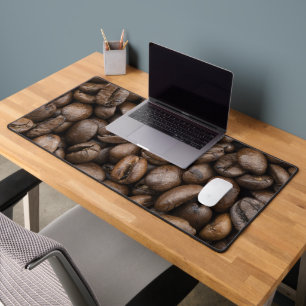Coffee Bean Pattern Desk Mat
