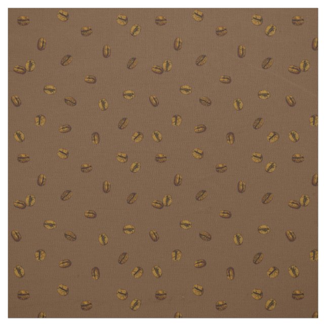 coffee bean pattern fabric (Swatch)