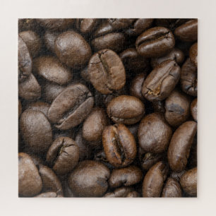 Coffee Bean Pattern Jigsaw Puzzle