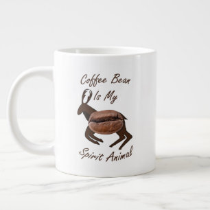 Coffee Bean Spirit Animal Large Coffee Mug