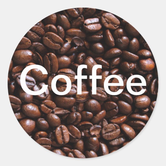 Coffee Bean Stickers (Front)