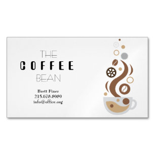 Coffee Bean Technology Science Business Card