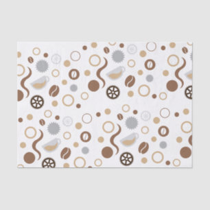 Coffee Bean Technology Science Designer Tissue Tissue Paper