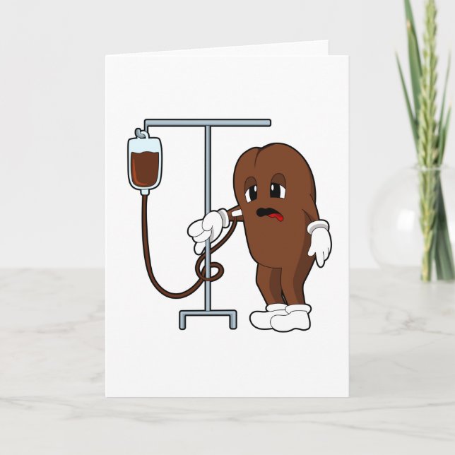 Coffee bean with Coffee pot Card (Front)