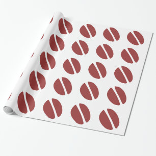 Coffee bean. wrapping paper