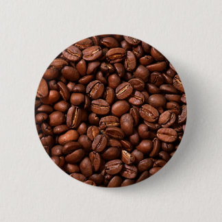 Coffee Beans 6 Cm Round Badge