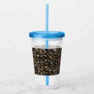 Coffee Beans Acrylic Tumbler
